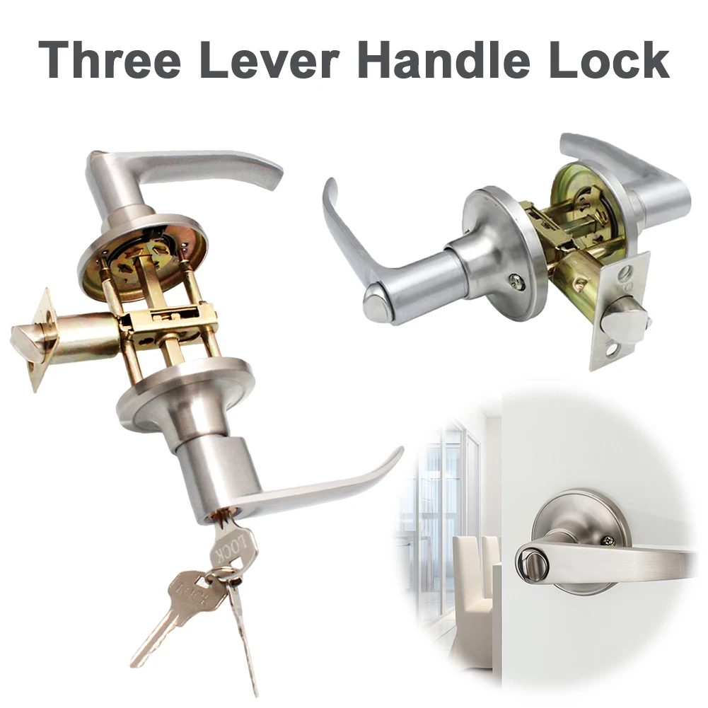 Door Knob Replacement - قفل رافعة الباب من الفولاذ المقاوم