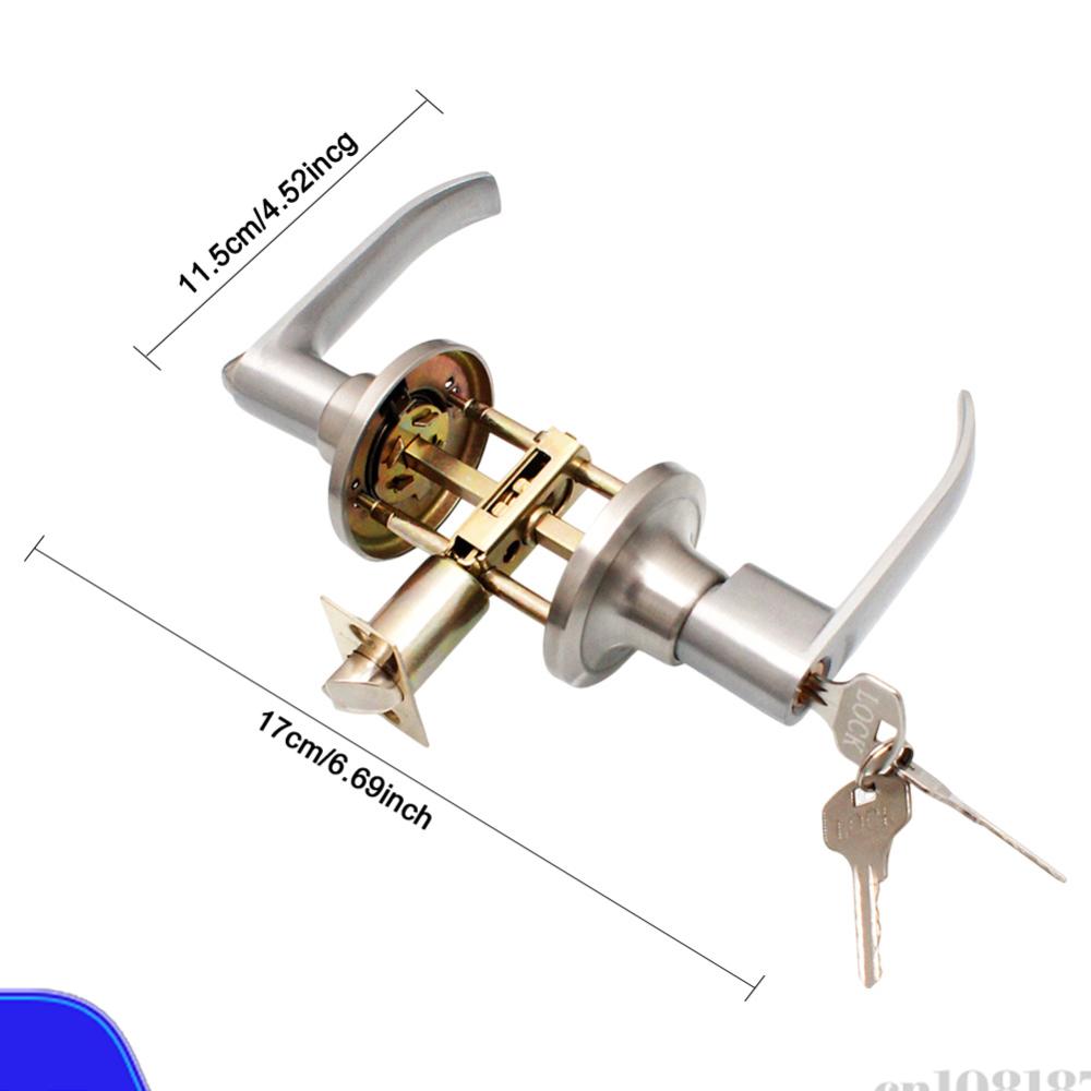 Door Knob Replacement - مقبض باب قابل للقفل من الفولاذ