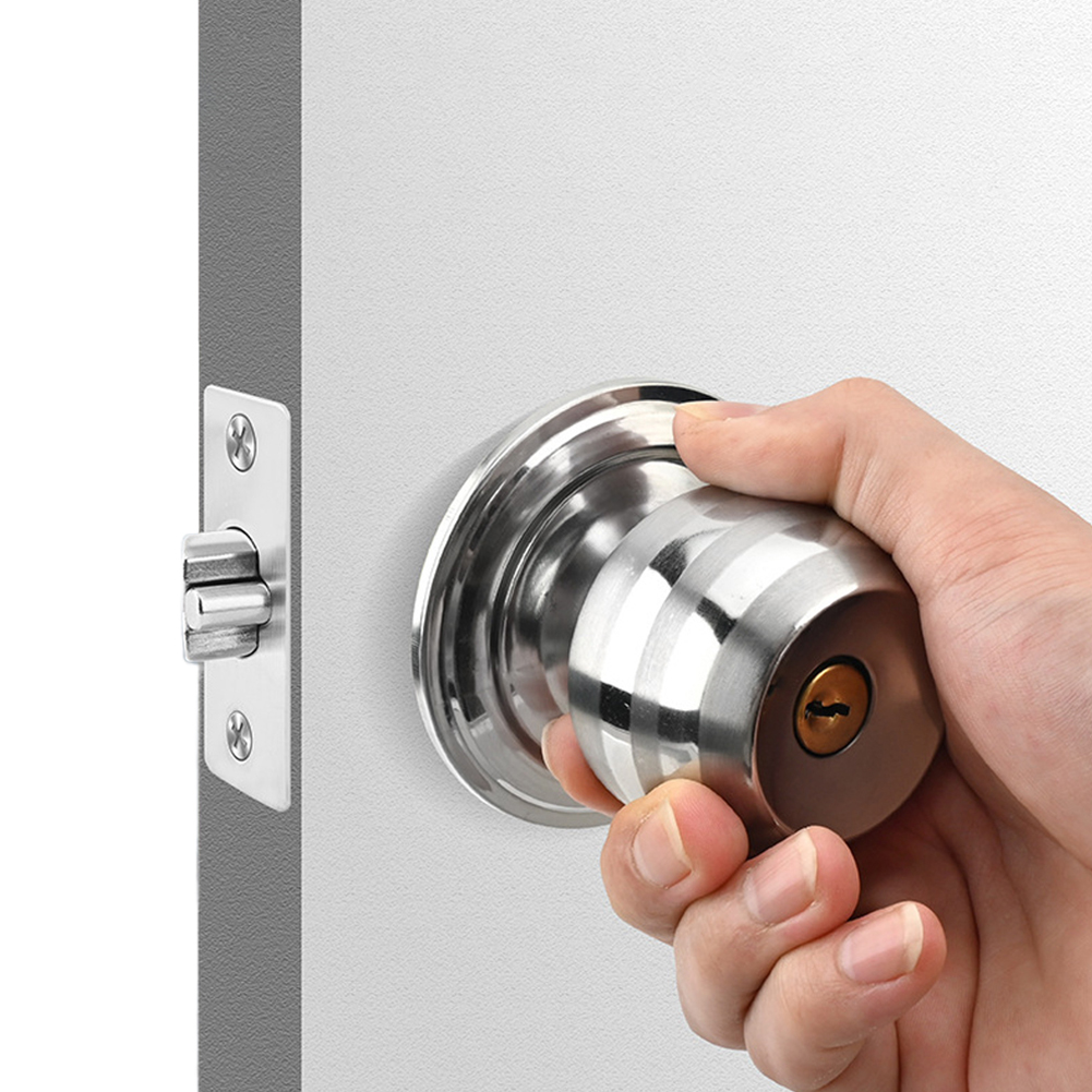 Door Knob Replacement - مقبض باب كروي مع قفل، مقابض