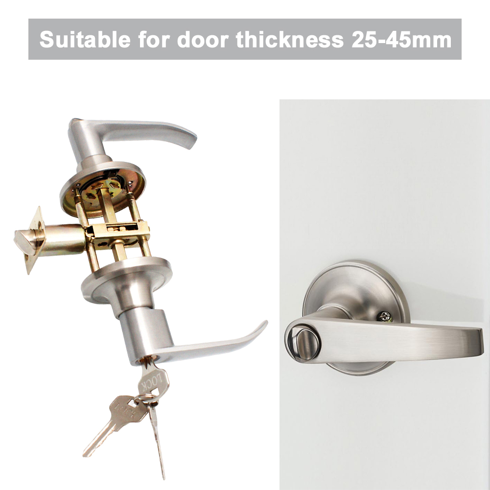مقبض باب قابل للقفل مع 3 مفاتي - مراجعة Door Knob Replacement وسعره