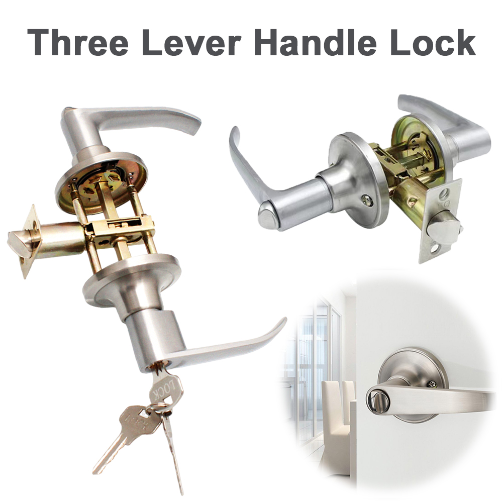 مقبض باب قابل للقفل مع 3 مفاتي - مراجعة Door Knob Replacement وسعره